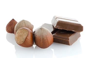 Image showing Chocolate parts