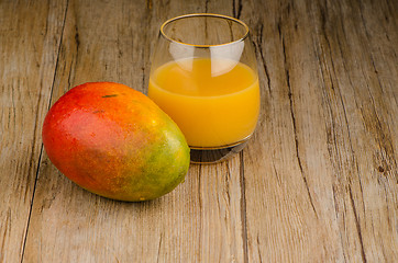 Image showing Fresh mango juice