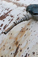 Image showing gas nozzle on drum