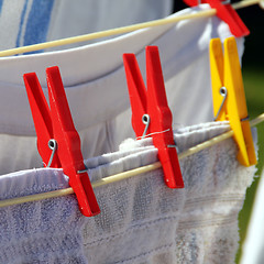 Image showing laundry (rotary clothes drier)