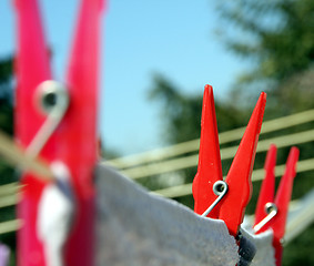 Image showing laundry (rotary clothes drier)