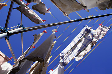 Image showing laundry (rotary clothes drier)