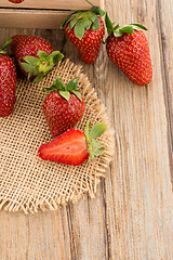 Image showing Strawberries