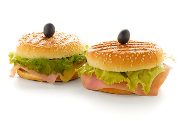 Image showing Hamburgers