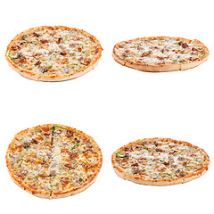 Image showing Italian pizzas