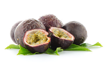 Image showing Fresh passion fruit