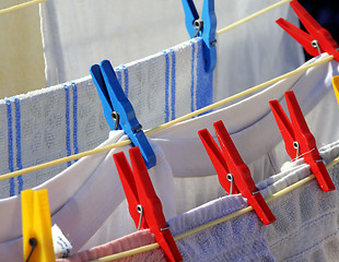 Image showing laundry (rotary clothes drier)