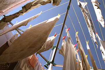 Image showing laundry (rotary clothes drier)