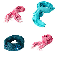 Image showing Set of scarves