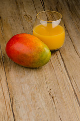 Image showing Fresh mango juice