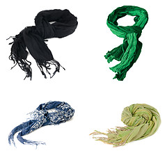 Image showing Set of scarves