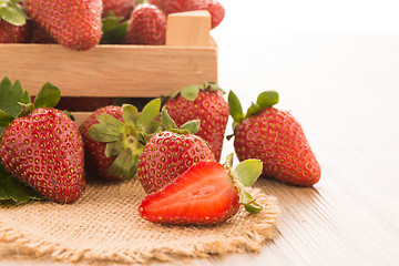 Image showing Strawberries