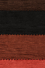 Image showing Multi color fabric texture samples