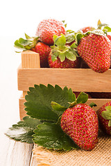 Image showing Strawberries