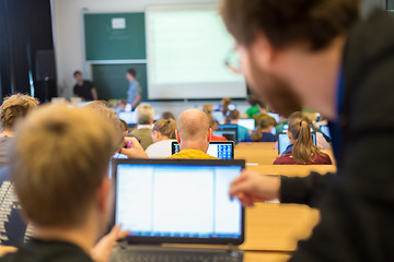 Image showing Informatics workshop at university.