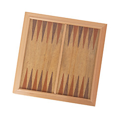 Image showing Board for a game of backgammon