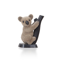 Image showing Koala figurine on a branch