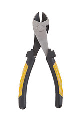 Image showing Old diagonal pliers isolated
