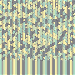 Image showing Abstract Geometric Background. Mosaic. Vector Illustration. Can 