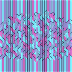 Image showing Abstract Geometric Background. Mosaic. Vector Illustration. 