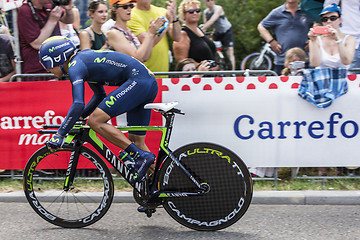 Image showing The Cyclist Nairo Quintana - Tour de France 2015