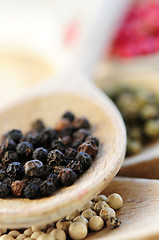 Image showing Assorted peppercorns