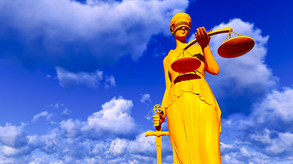 Image showing Themis - lady of justice