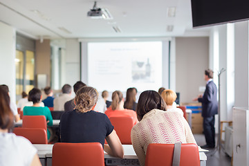 Image showing Lecture at university.