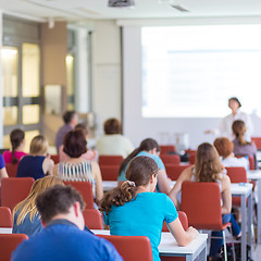 Image showing Lecture at university.