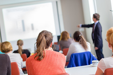 Image showing Lecture at university.