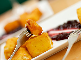 Image showing Fried Camembert Cheese 