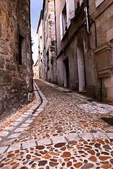 Image showing Medieval street in France