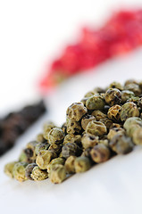 Image showing Assorted peppercorns