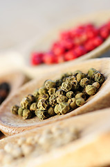 Image showing Assorted peppercorns