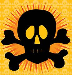 Image showing Skull & Crossbones Silhouette