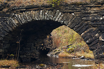 Image showing ancient stone bridge