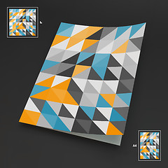 Image showing A4 Business Blank. Abstract Vector Illustration. 