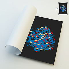 Image showing A4 Business Blank. Abstract Vector Illustration. 