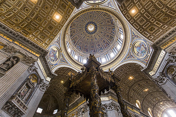 Image showing Basilica of saint Peter, Vatican city, Vatican