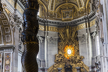 Image showing Basilica of saint Peter, Vatican city, Vatican