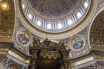 Image showing Basilica of saint Peter, Vatican city, Vatican