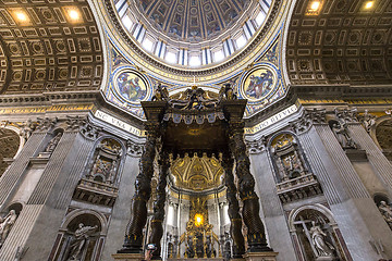 Image showing Basilica of saint Peter, Vatican city, Vatican