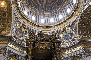 Image showing Basilica of saint Peter, Vatican city, Vatican