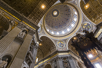 Image showing Basilica of saint Peter, Vatican city, Vatican