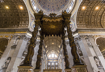 Image showing Basilica of saint Peter, Vatican city, Vatican