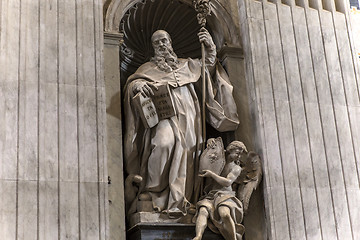 Image showing Basilica of saint Peter, Vatican city, Vatican