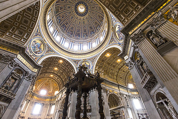 Image showing Basilica of saint Peter, Vatican city, Vatican