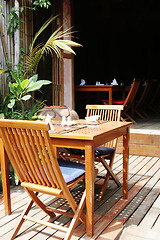 Image showing Table and chairs