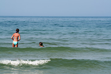 Image showing At the beach