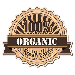 Image showing label Organic